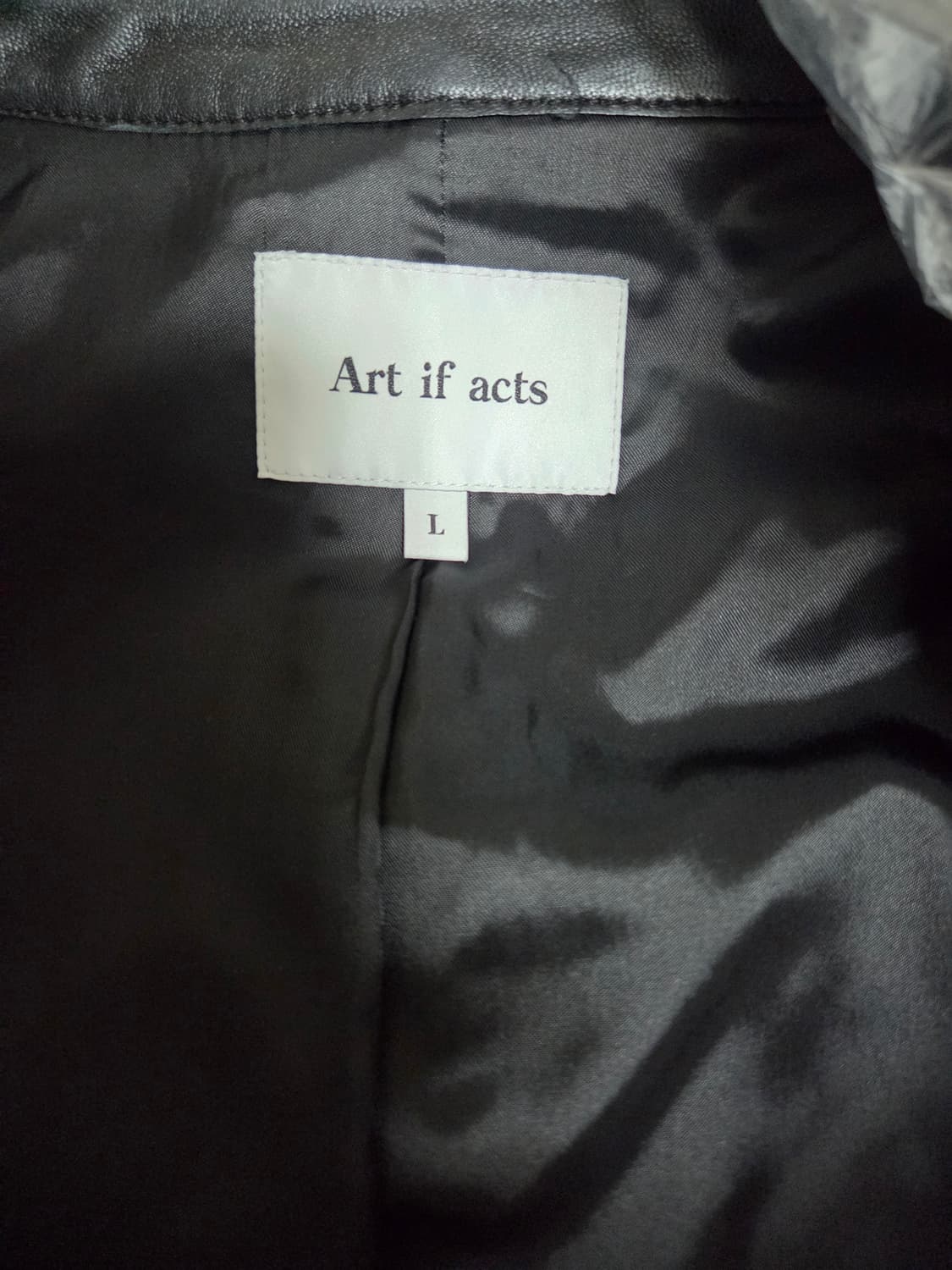 아트이프액츠 램스킨 레이싱 레더자켓 상품이미지5