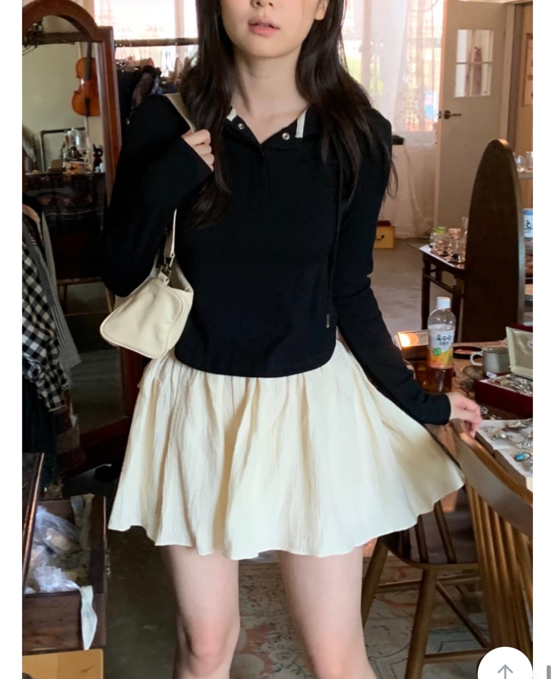 오이니 롱 슬리브 (블랙) 상품이미지3