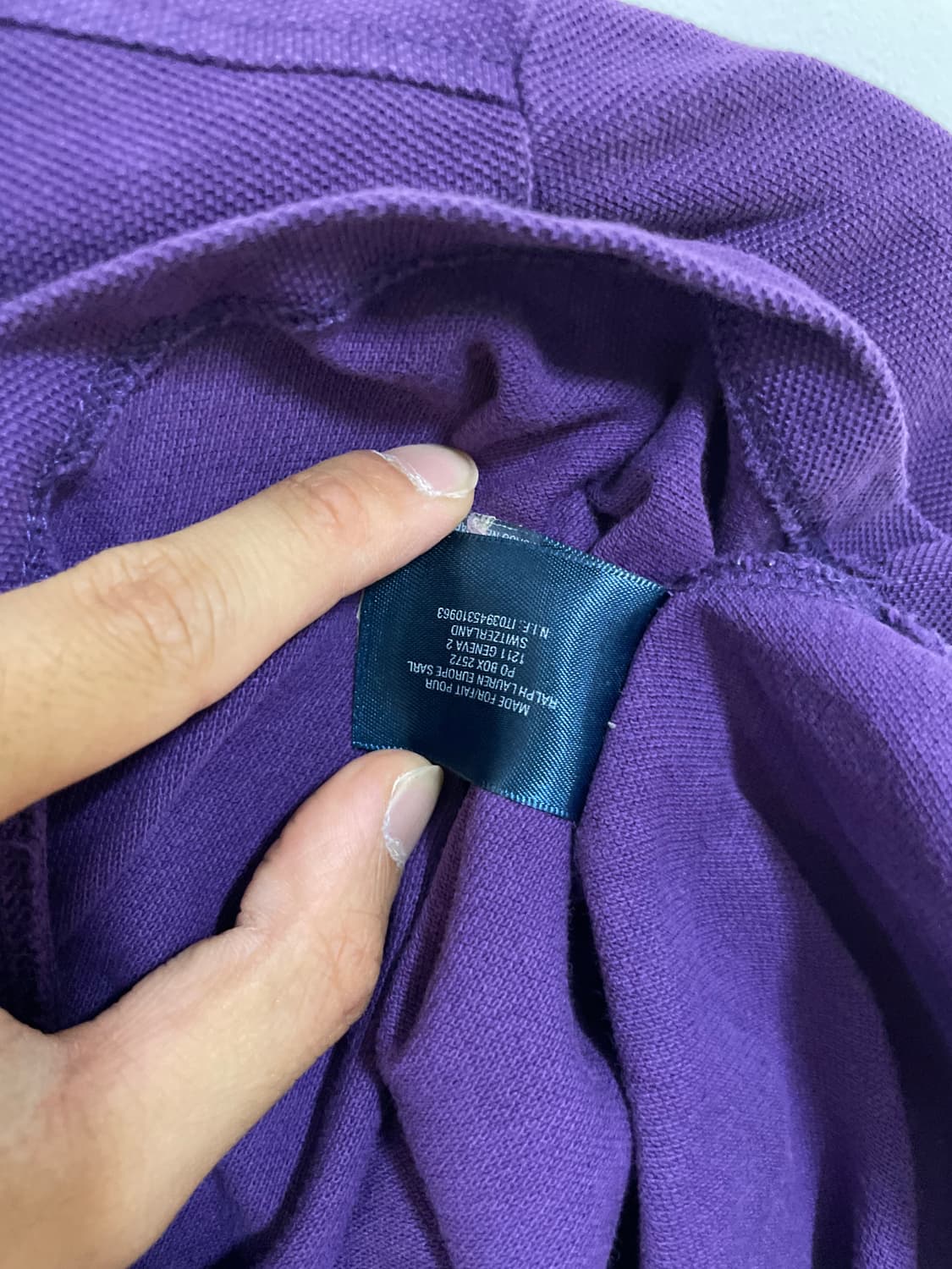 폴로랄프로렌 반팔 카라티 퍼플 상품이미지6