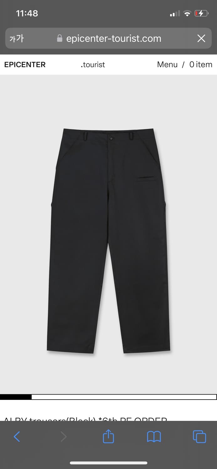 ALBY trousers(Black) m 상품이미지1