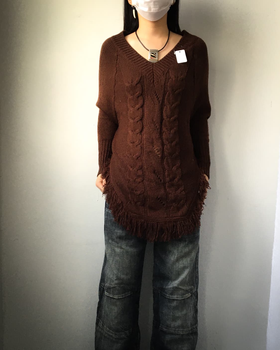 Fringe point knit 상품이미지1