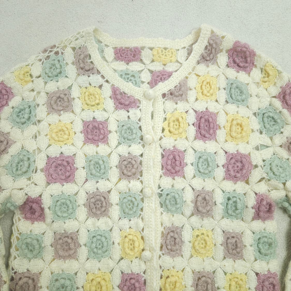 빈티지 플라워 가디건 상품이미지4