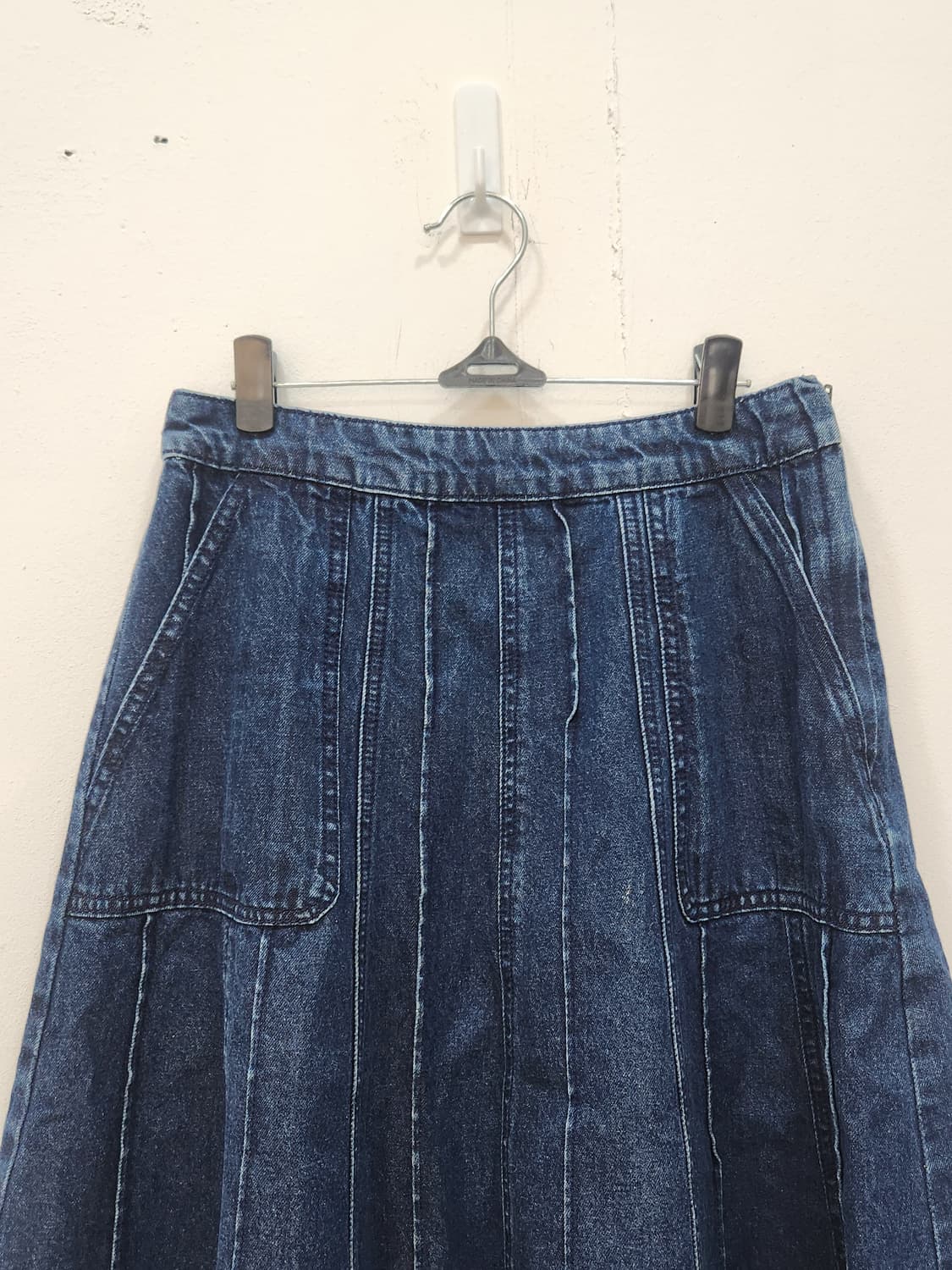 [66] 더엣지 AtG 데님 롱 플레어 스커트 66사이즈 상품이미지7