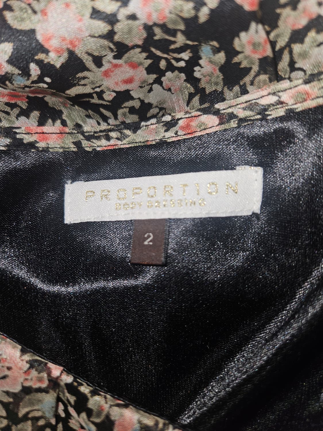 proportion 빈티지 히메 플라워샤워 쉬폰 블라우스 상품이미지4