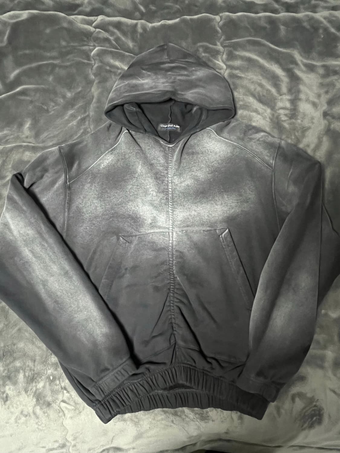 코스트퍼킬로 셔링후드 Size(M) 챠콜 상품이미지1