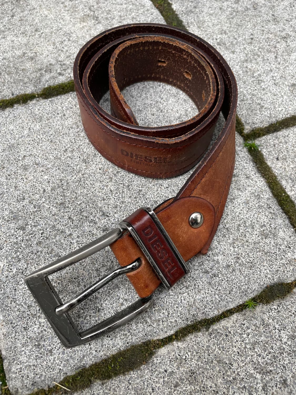 Diesel 디젤 통가죽 벨트 상품이미지1
