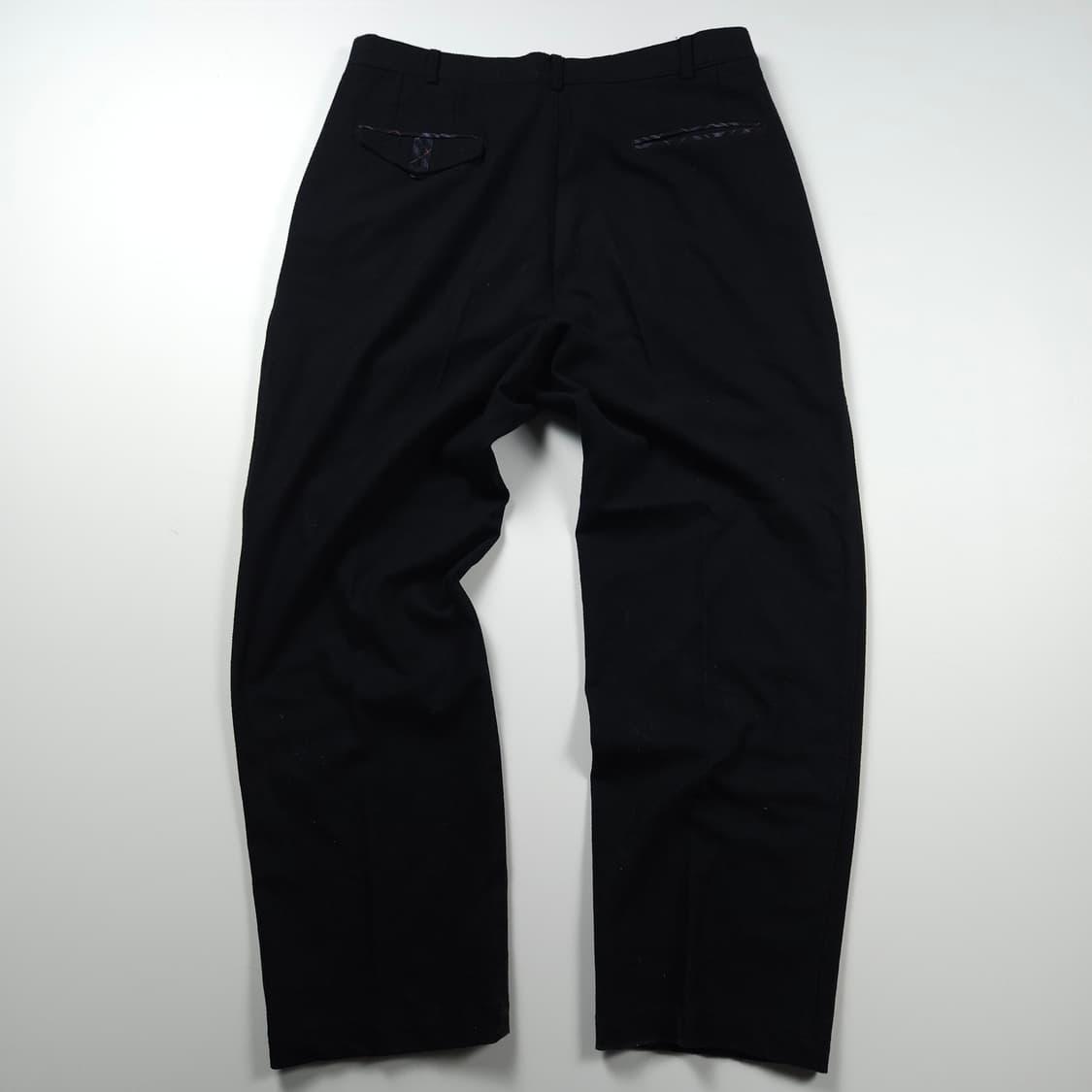 버버리 아카이브 투턱 와이드 울 슬랙스 (XL) 상품이미지2