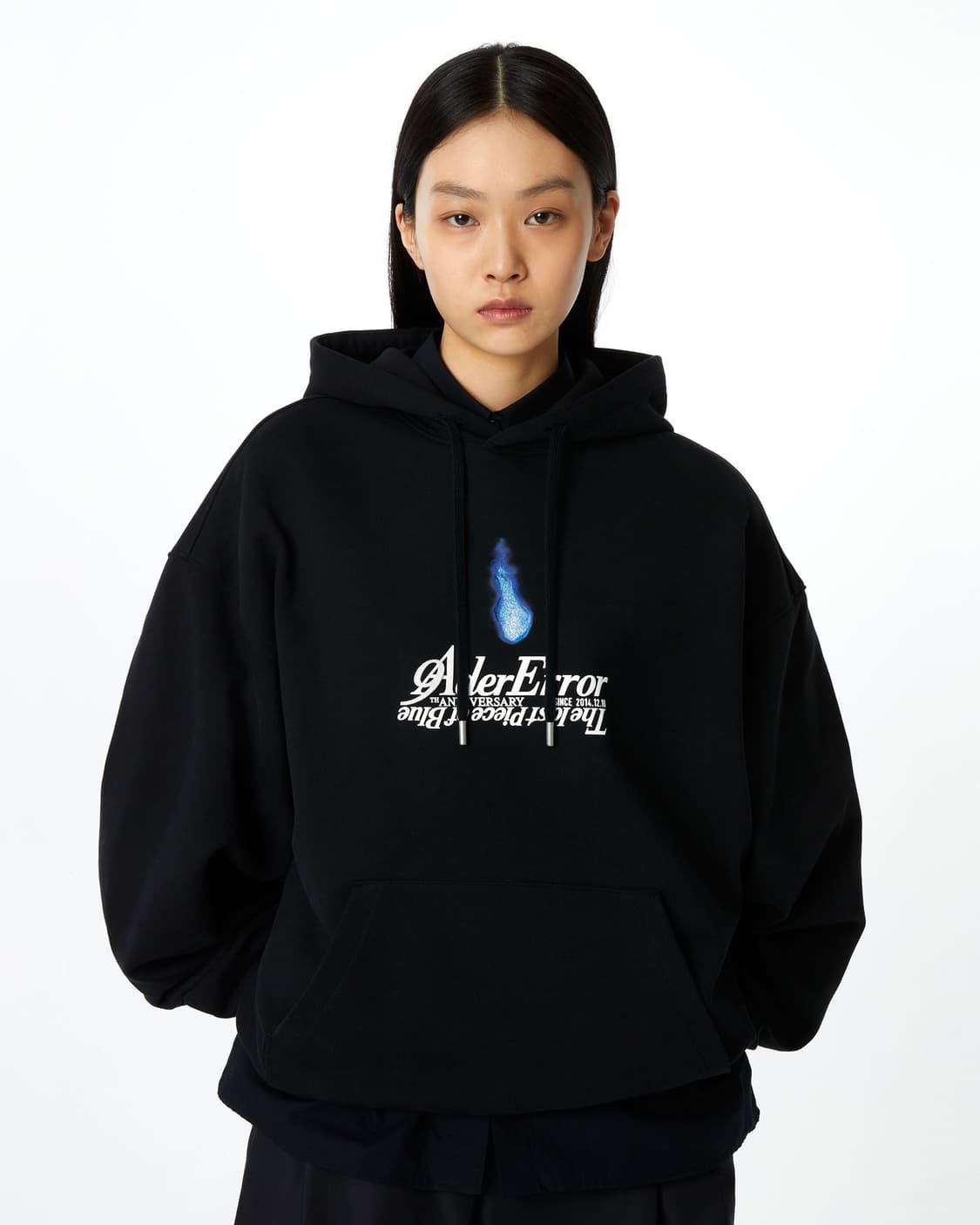 아더에러 9주년 후드티 블랙 상품이미지1