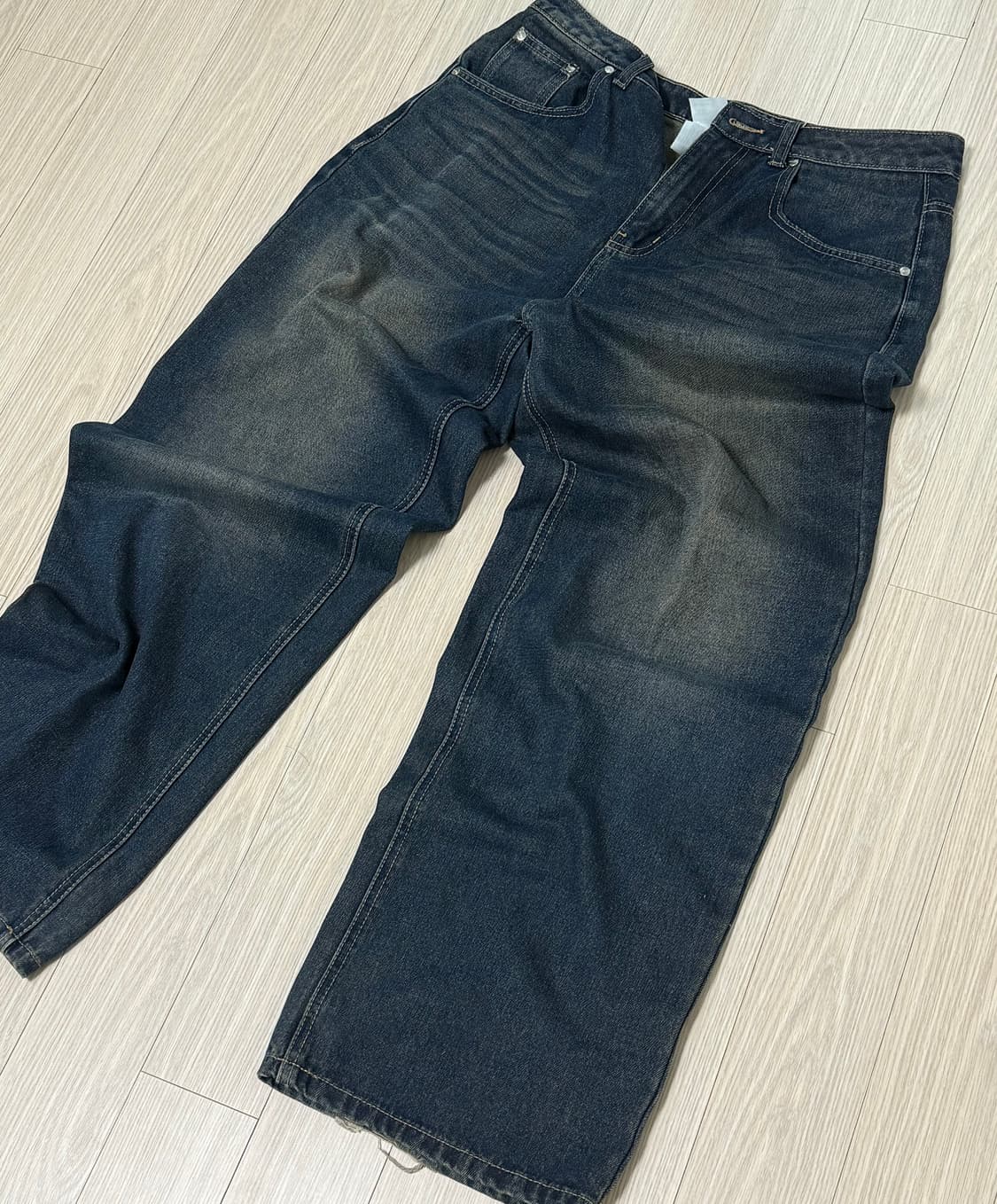 리메인세컨드 캣워싱 데님 M 상품이미지1