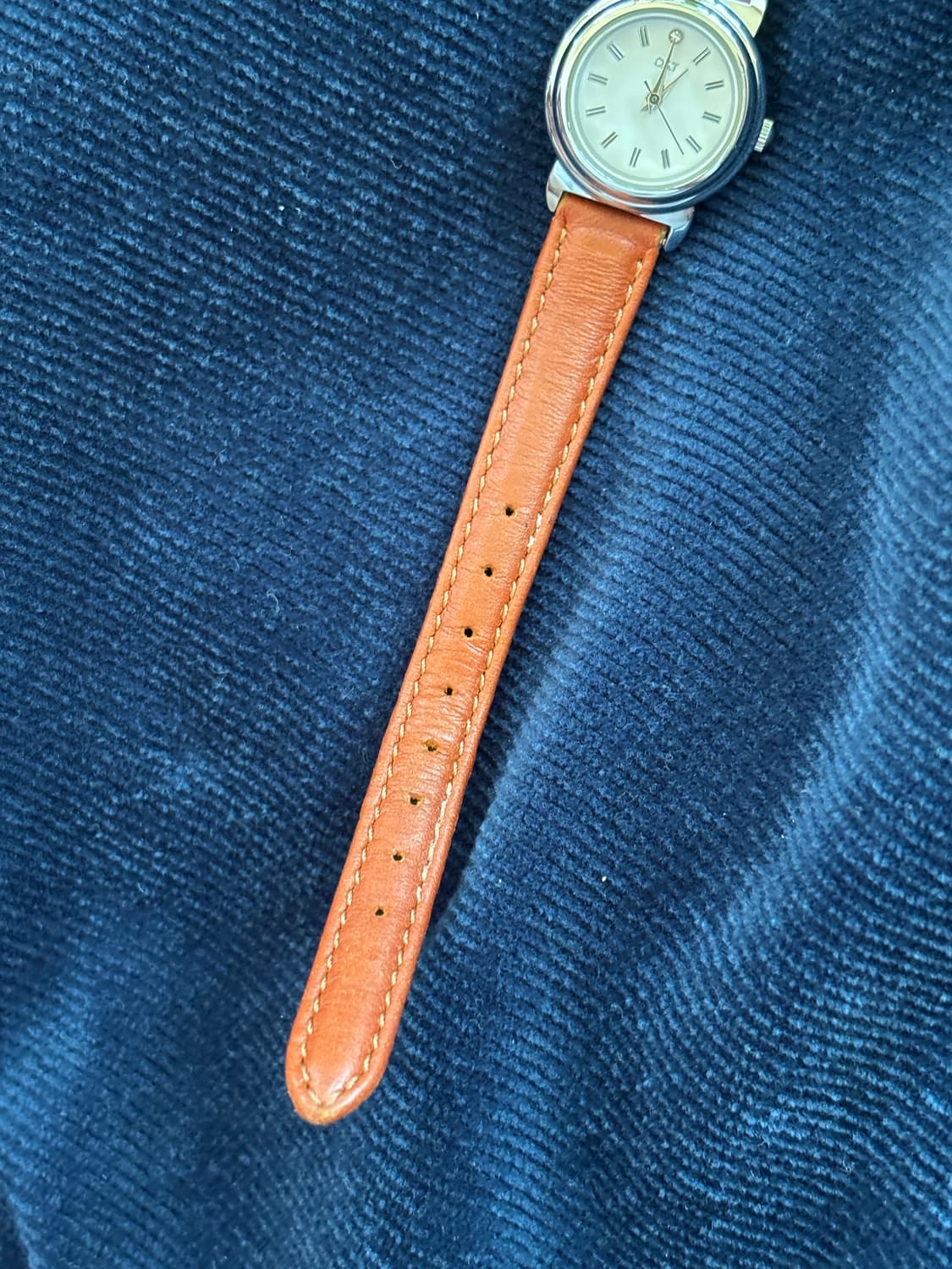 vintage ost brown leather watch 상품이미지5