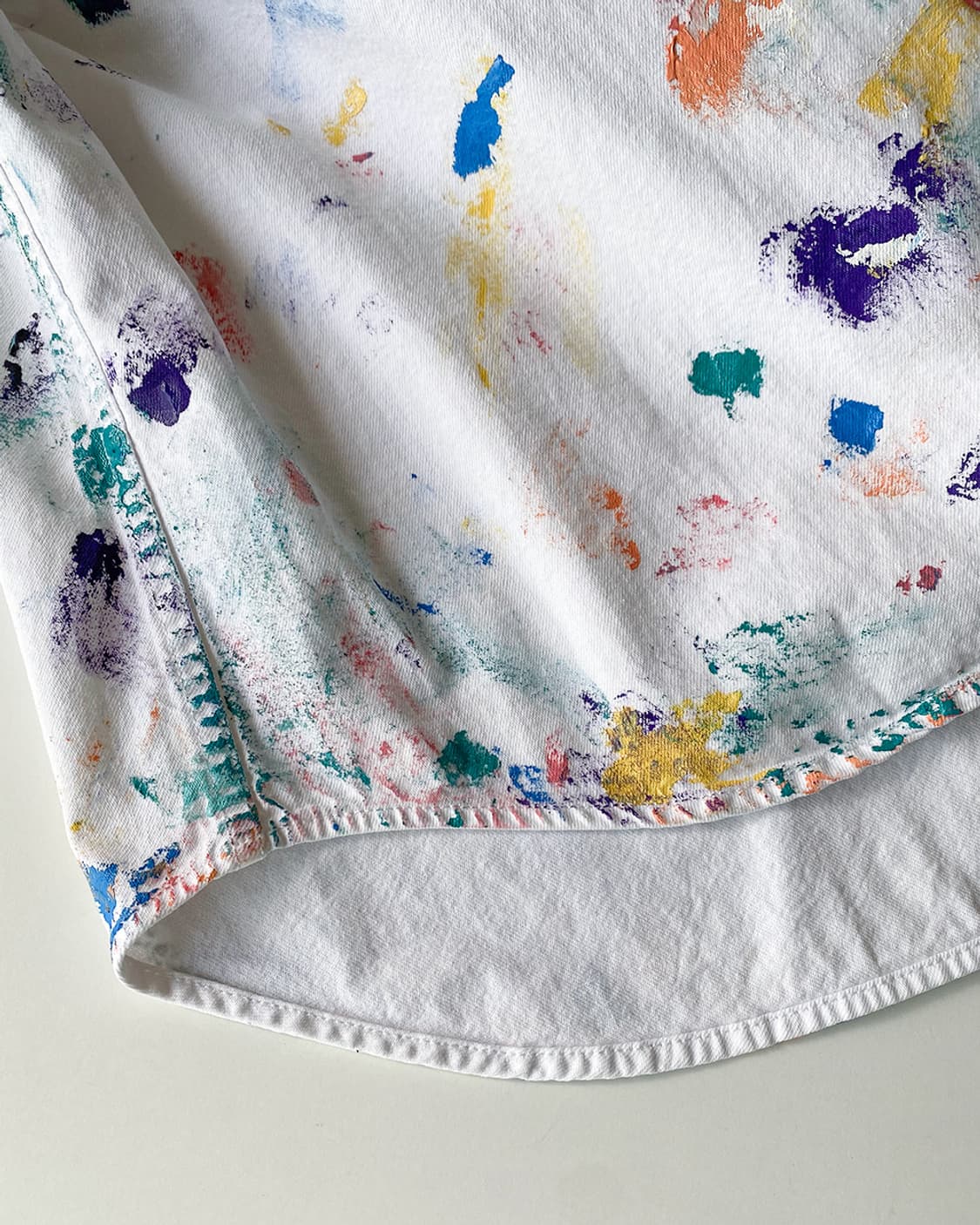 리바이스 페인팅 화이트 셔츠 상품이미지6