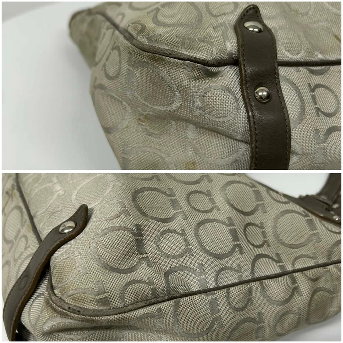 살바토레 페라가모 간치니 자가드 토트백 숄더백 상품이미지9