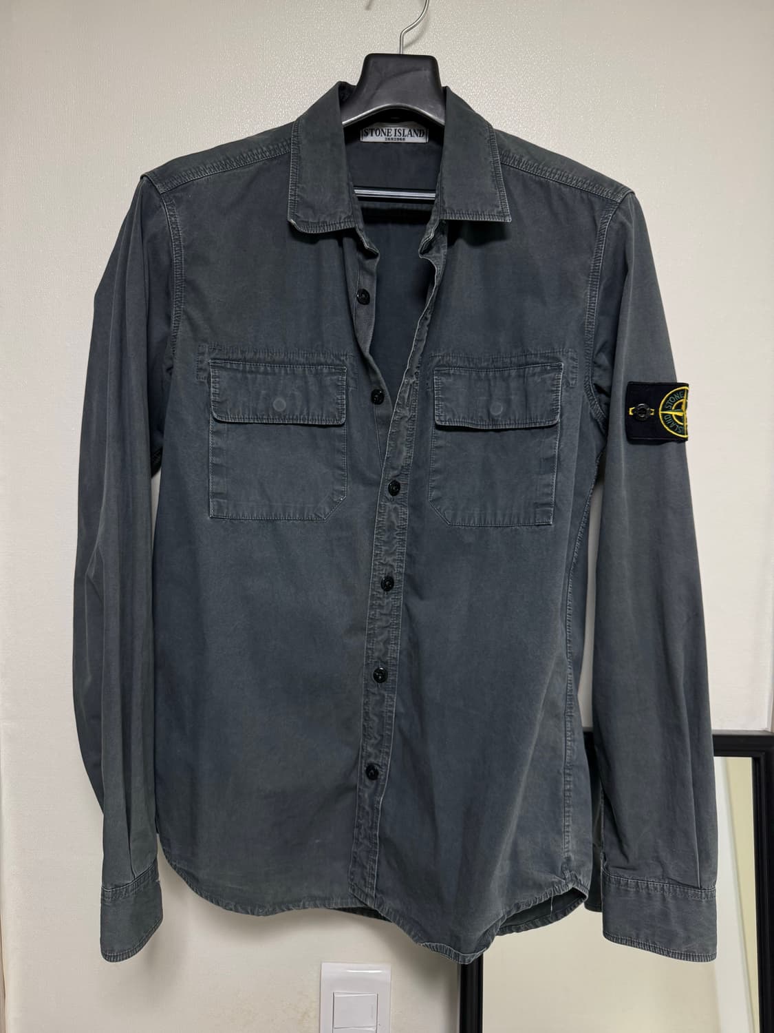 스톤아일랜드 올드이펙트 셔츠 상품이미지4