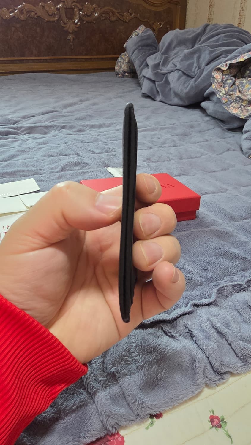 (정품) 발렌티노 VLTN 카드지갑/남녀공용/검정/개인/팝니다. 상품이미지8