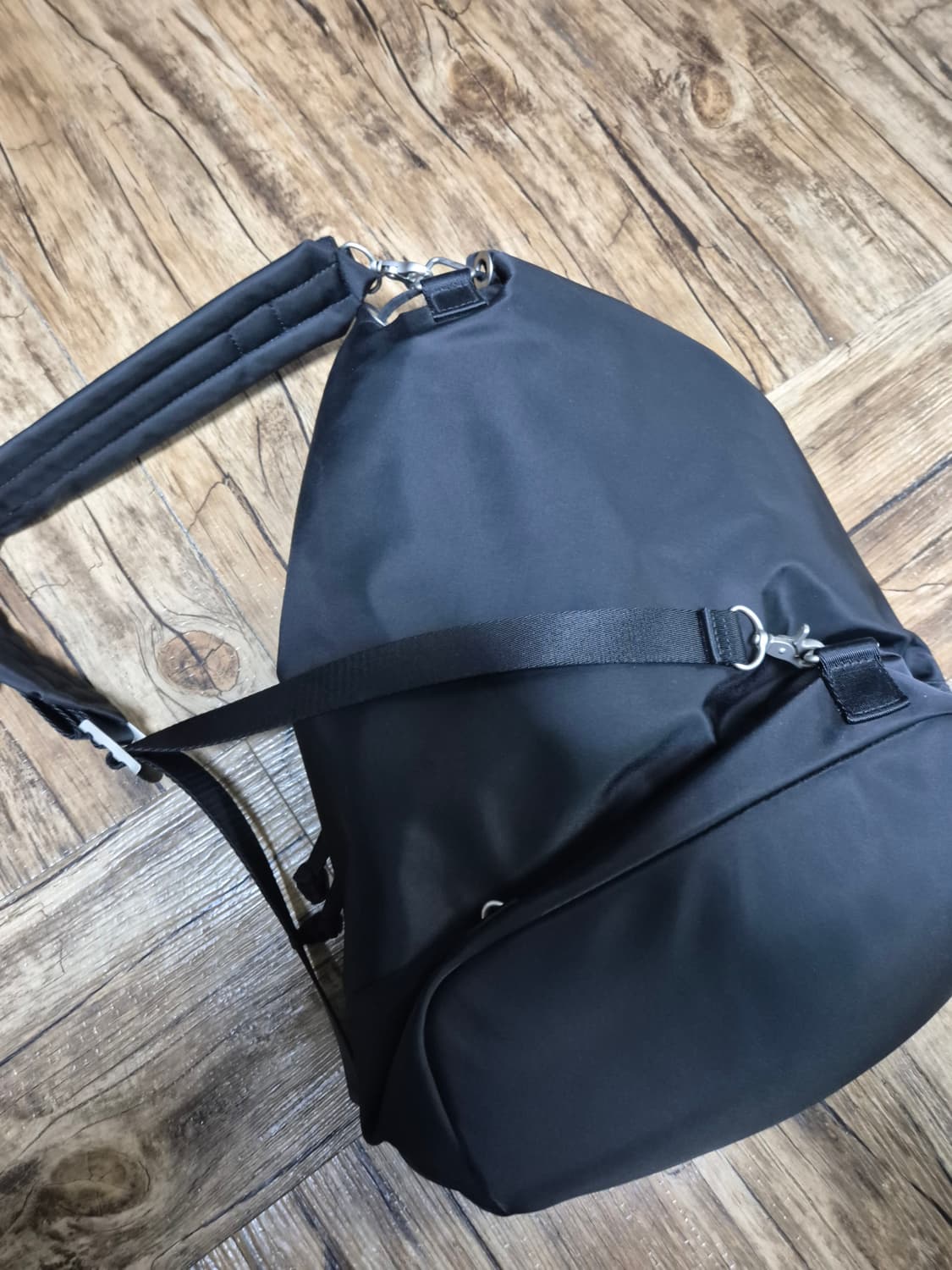 하 아카이브 2웨이 워털루 블랙 나일론 더플백 상품이미지3