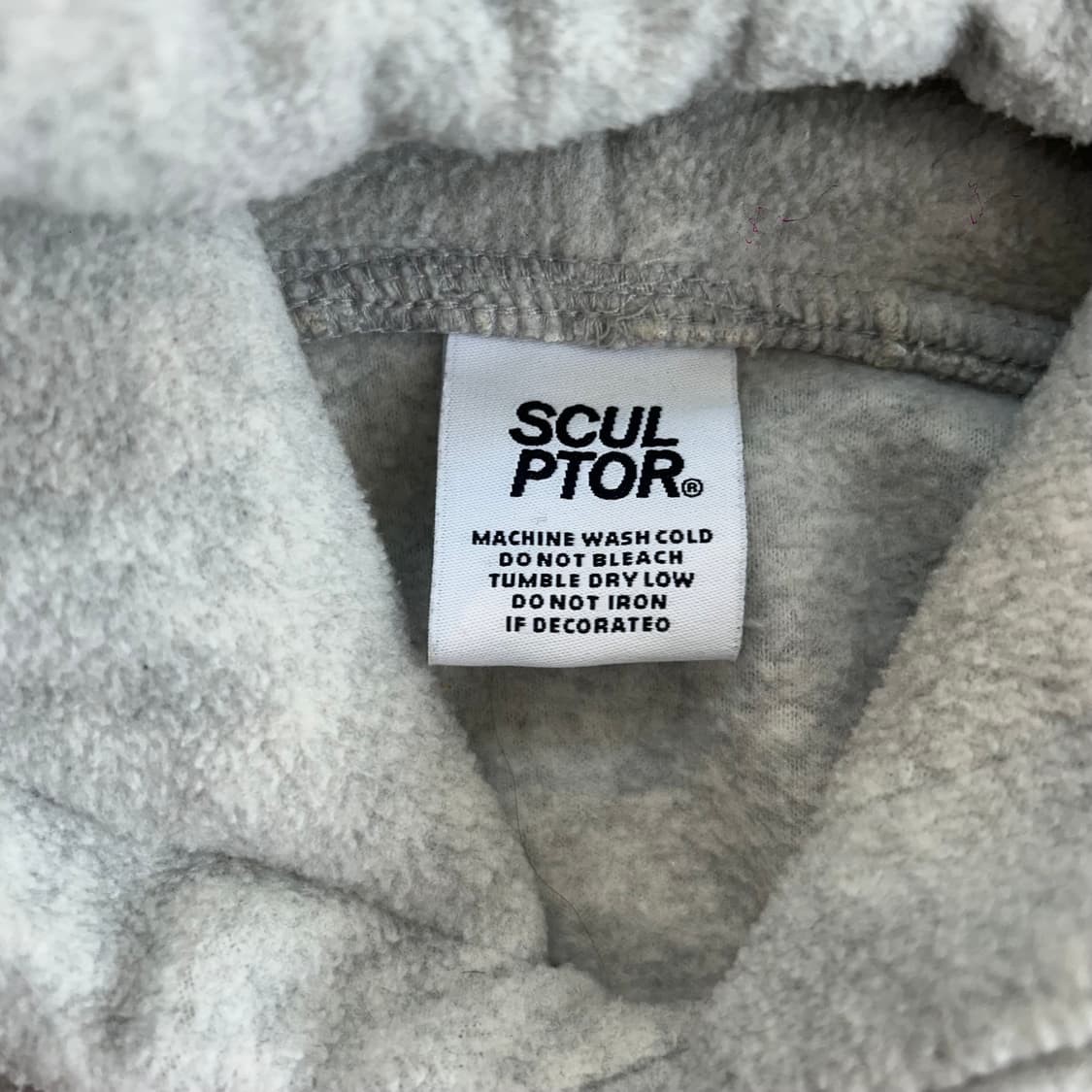 Sculptor 스컬프터 멜란지 후리스 후드티 상품이미지6