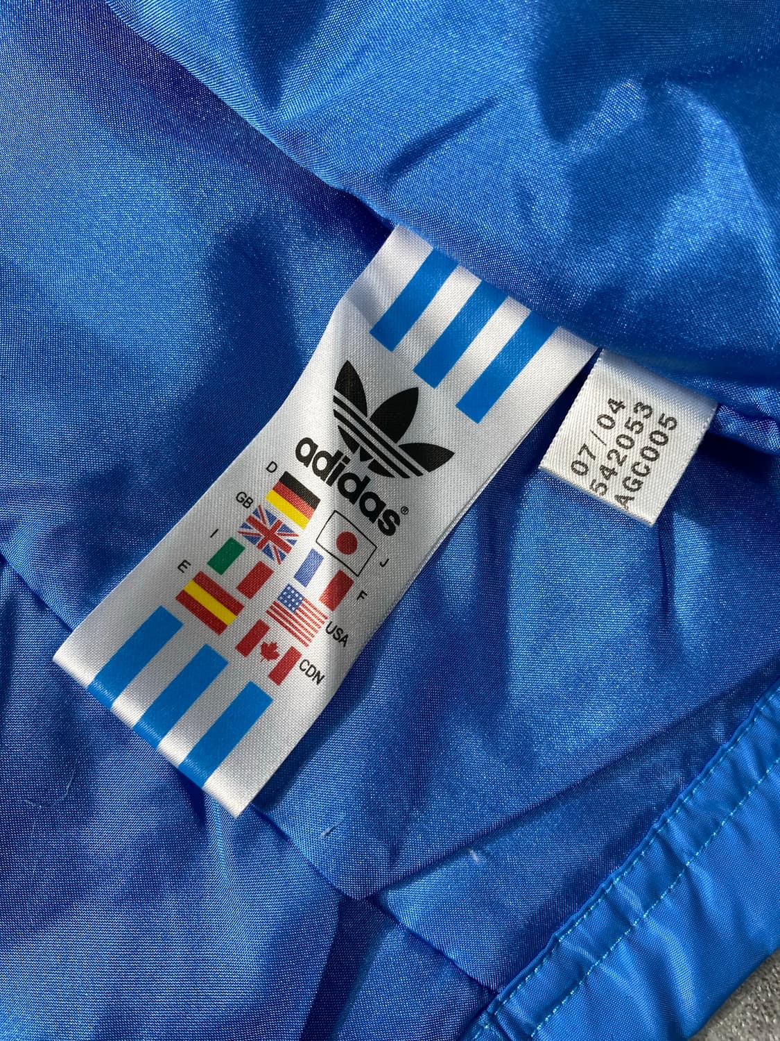 [90] 00s Adidas 아디다스 퓨젠 1983 나일론 윈드자켓 상품이미지9