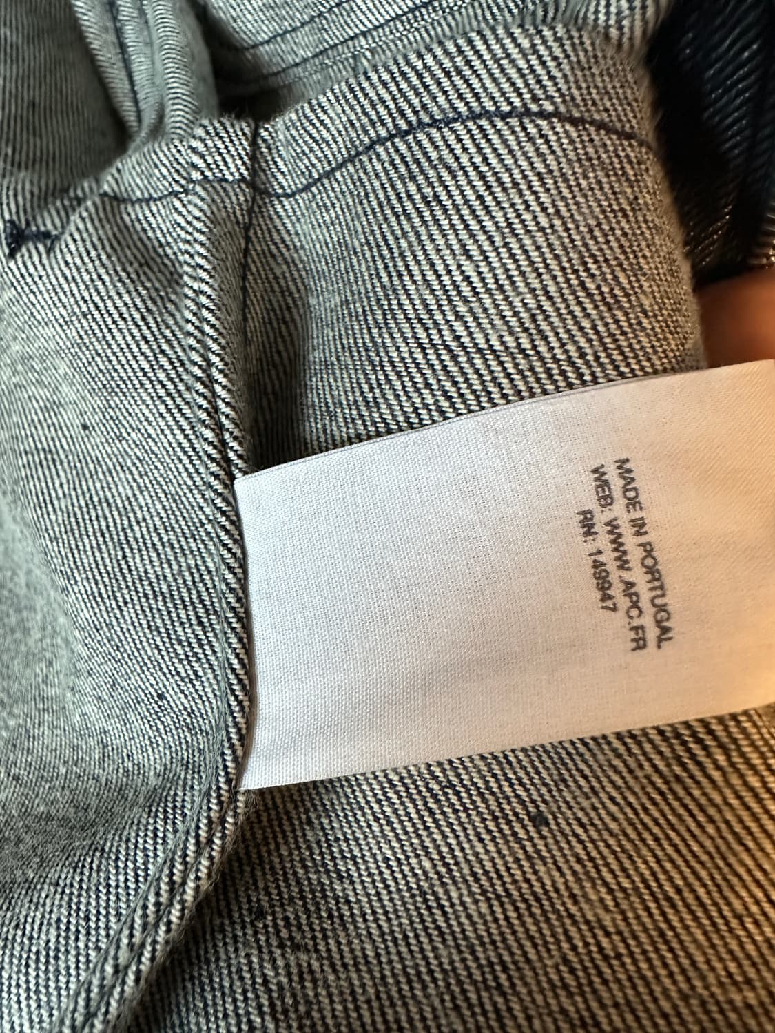 A.P.C x 루이스 w. 데님 집업 자켓 상품이미지5