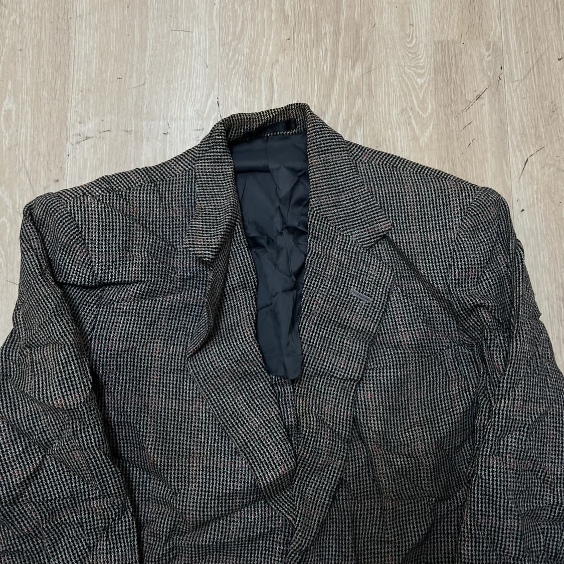 90s 일본 빈티지 울 정장 자켓 M/95 상품이미지2