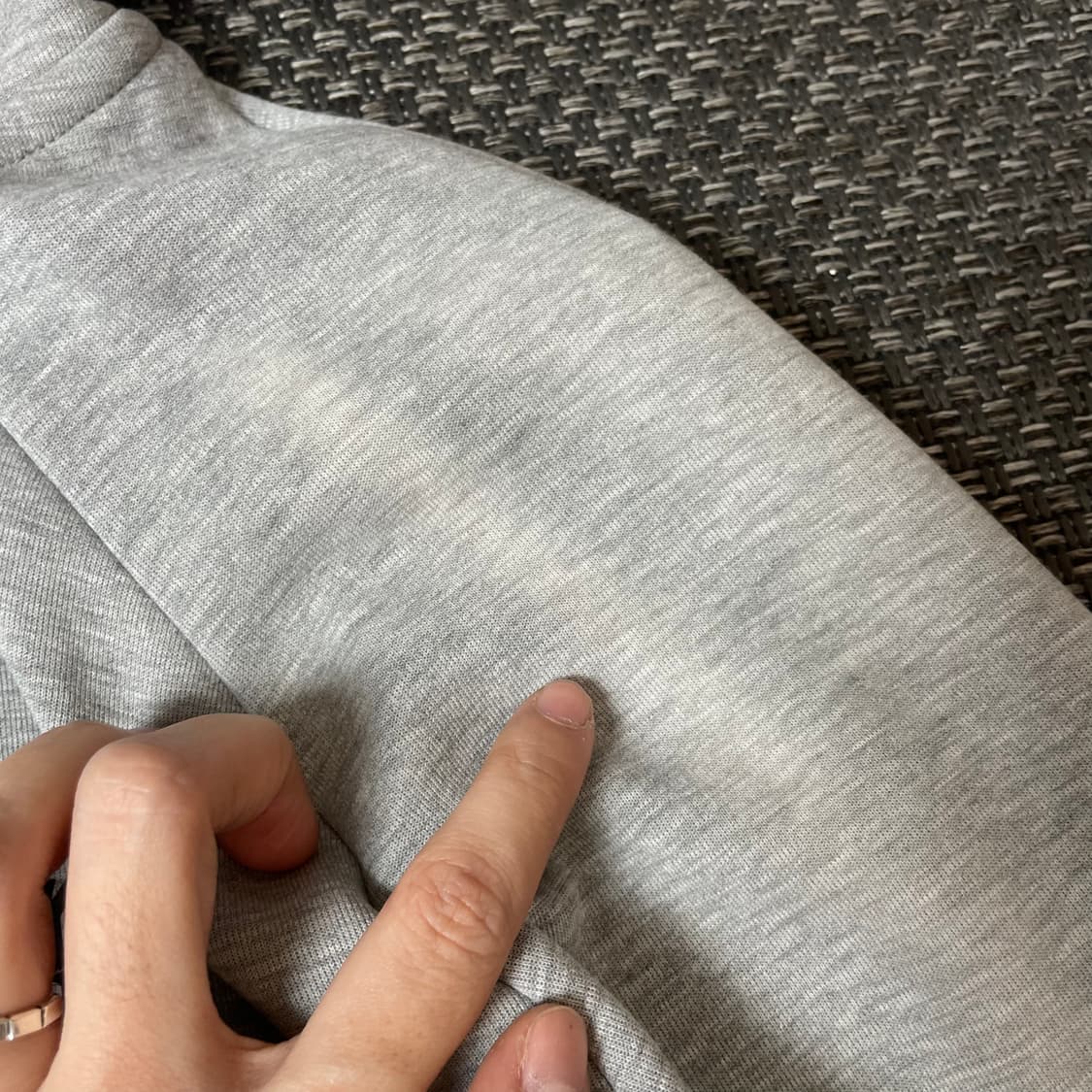 나이키 그레이 테크팩 풀집업 후드집업 M  상품이미지7