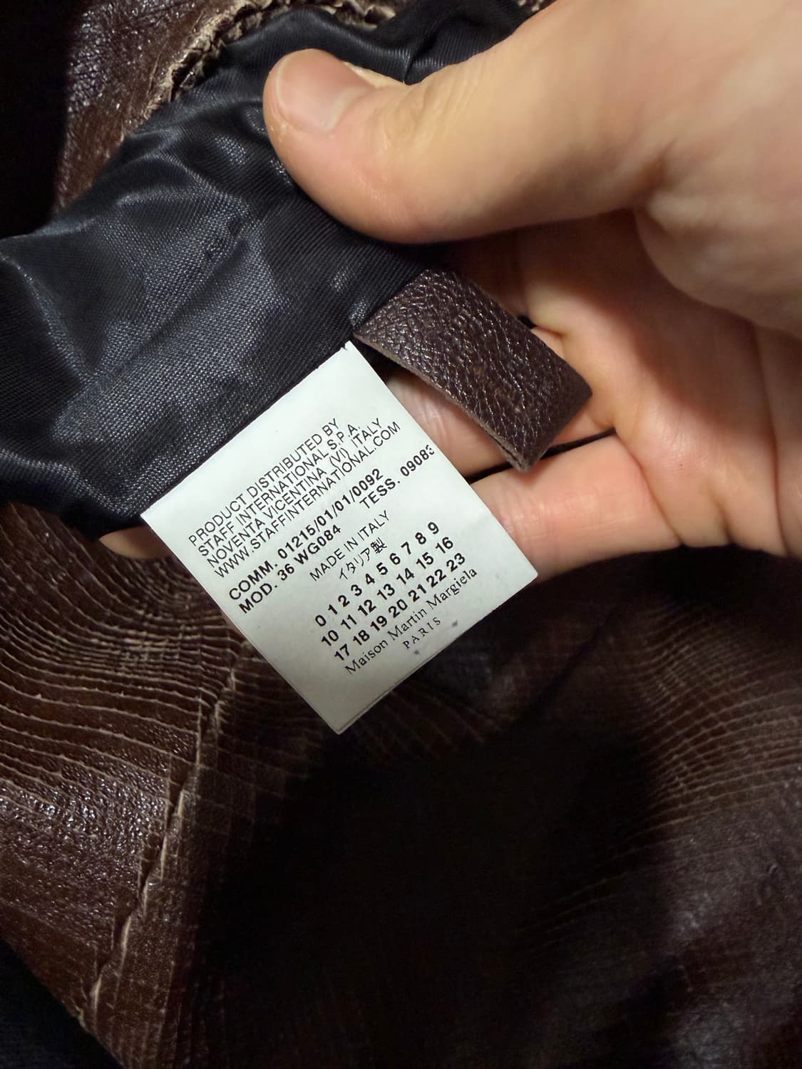 (Archive) 마르지엘라 브라운 가죽 숄더백 상품이미지5