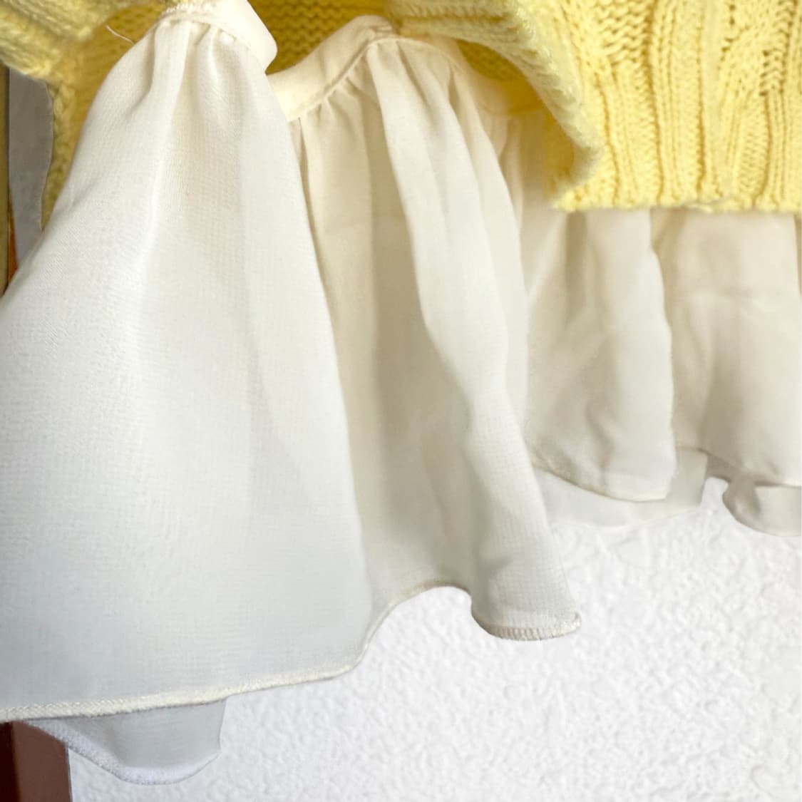 소프트 레몬 케이블 니트 상품이미지4