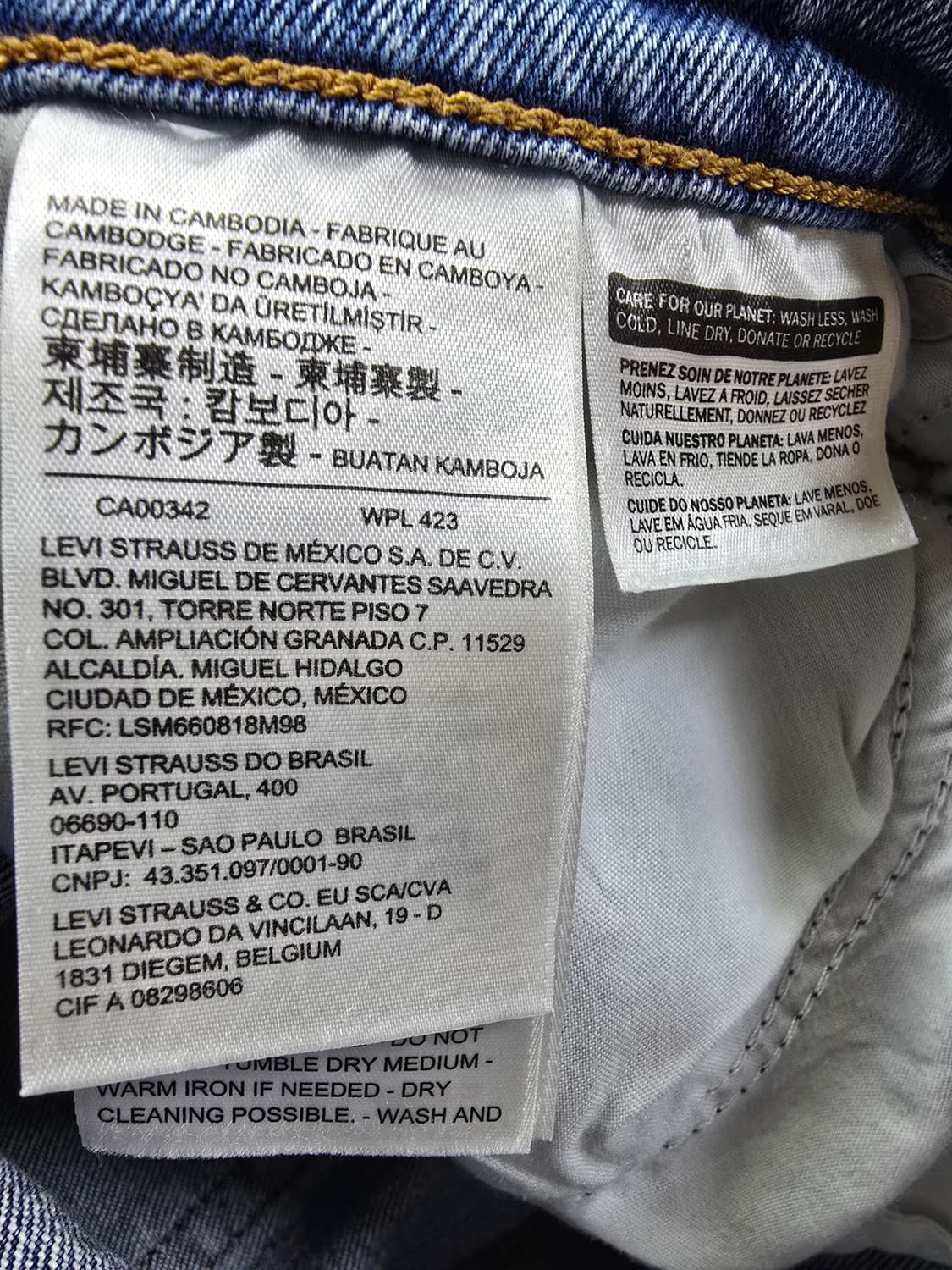 리바이스 여성 데님 청바지 (1661) 상품이미지8