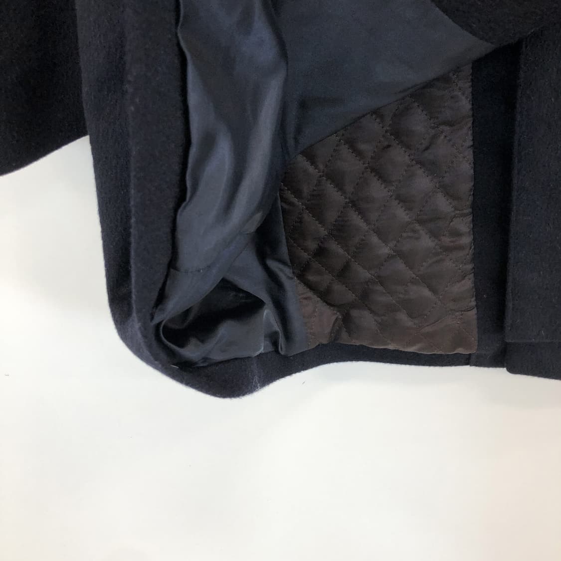 지이크 캐시미어 블렌디드 누빔코트 95-100 상품이미지4