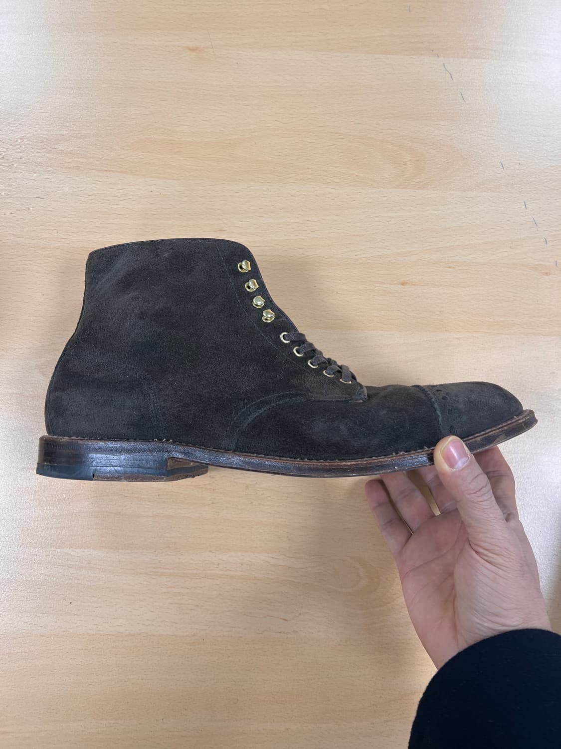 알든 d1861h 로덴그린 스웨이드 점퍼부츠 10d 상품이미지8