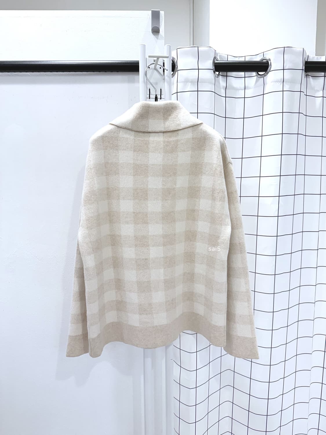 엔오르 울 캐시미어 니트 하프집업 상품이미지2