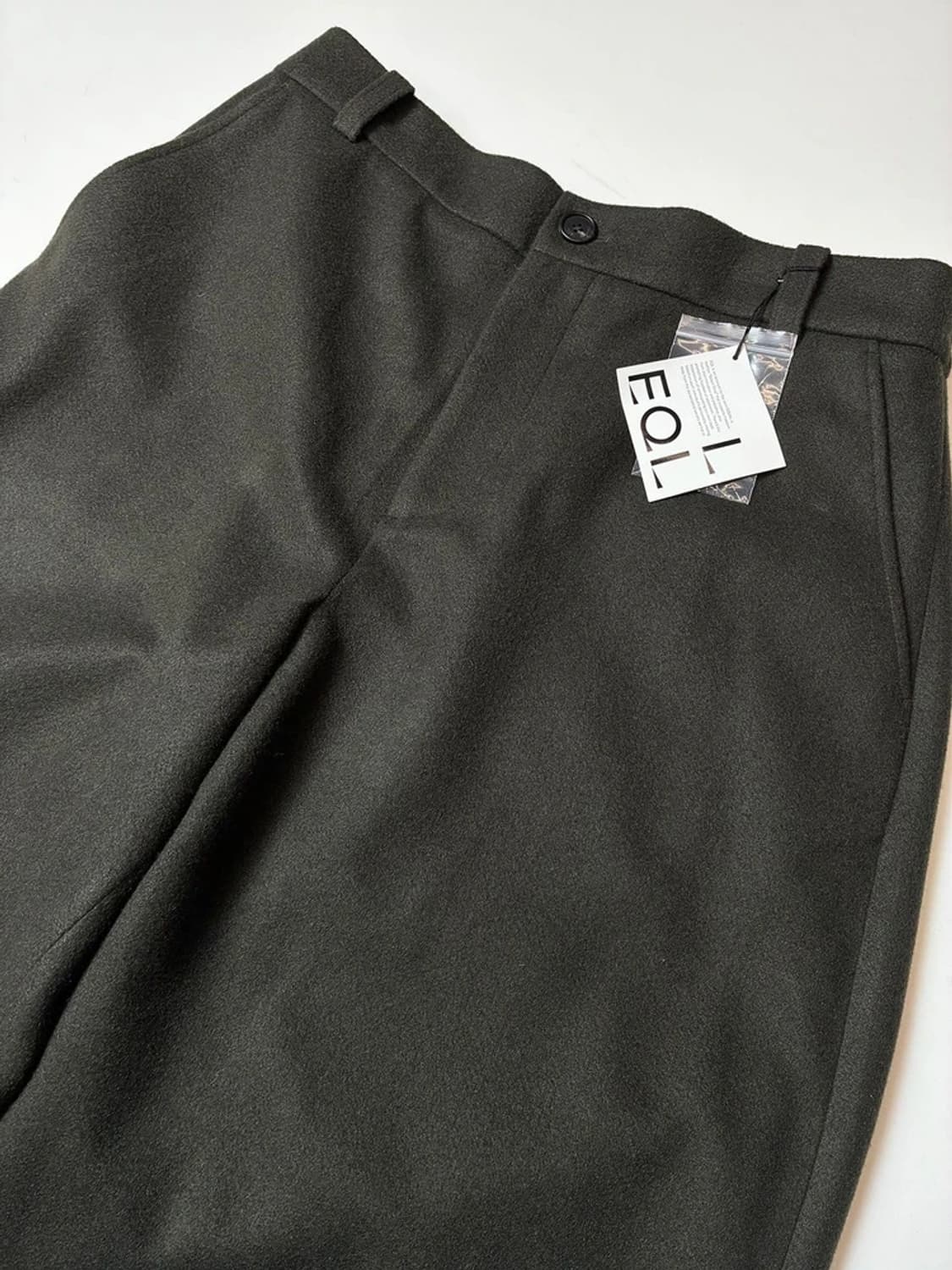 EQL 25FW 와이드 울 블렌드 팬츠 PN8432 상품이미지2