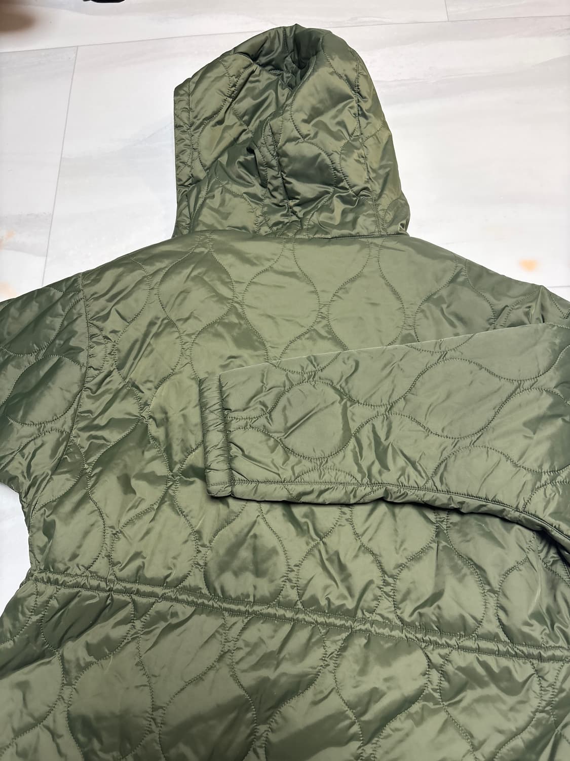 바버 알렉사청 퀄티드 후드 원피스 상품이미지4