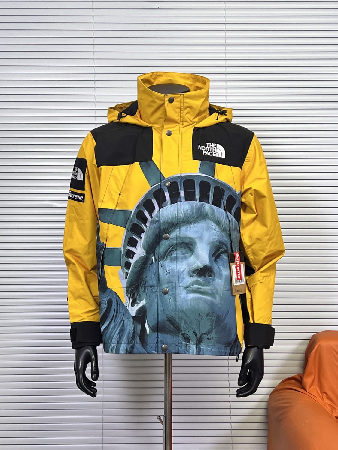 슈프림 x 노스페이스 자유의 여신상 발토로 자켓 옐로우 상품이미지1