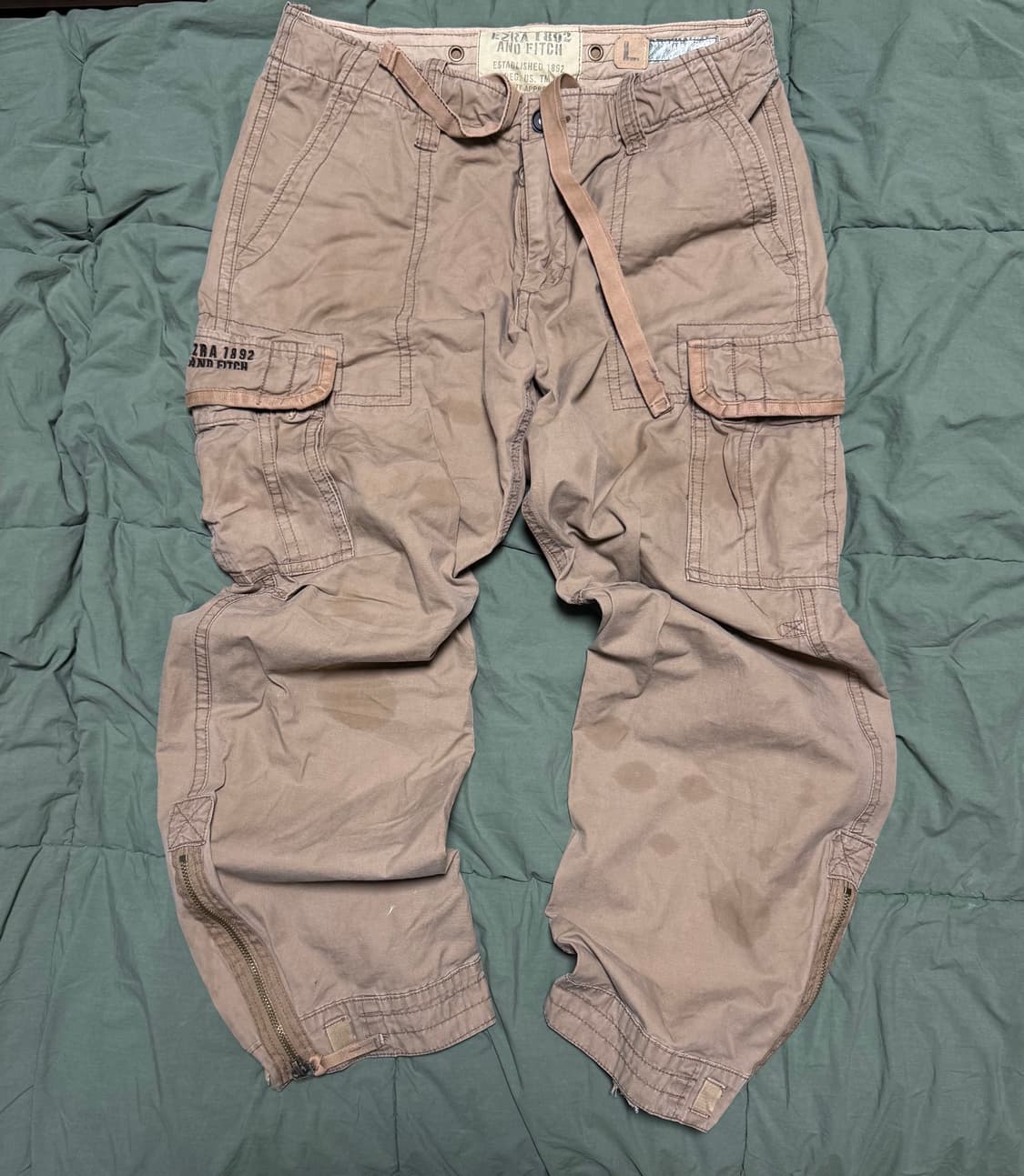 올드 아베크롬비 에즈라 핏치 카고 y2k팬츠 상품이미지1