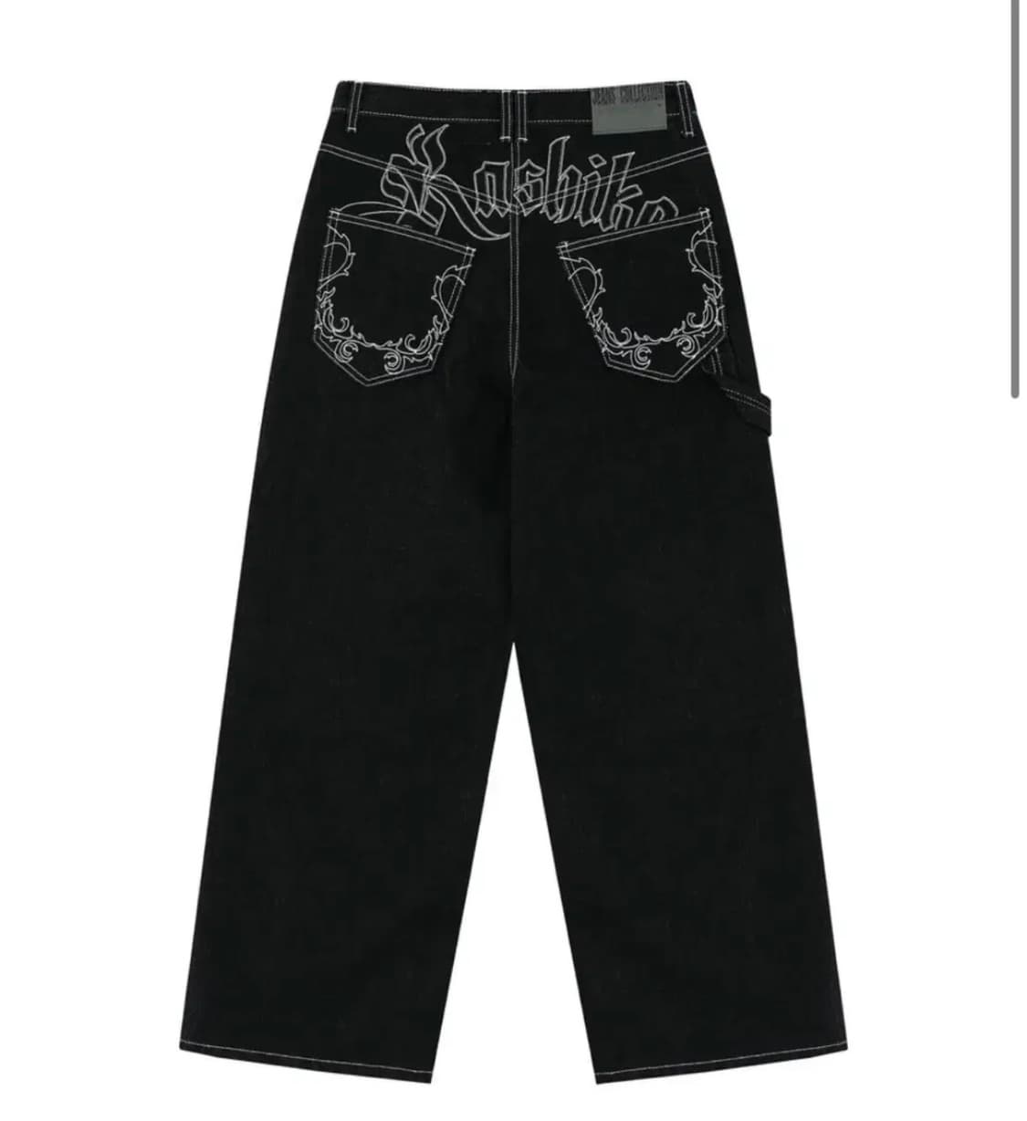 카시코 Kashiko Nonfade Denim Pants Black S 상품이미지2