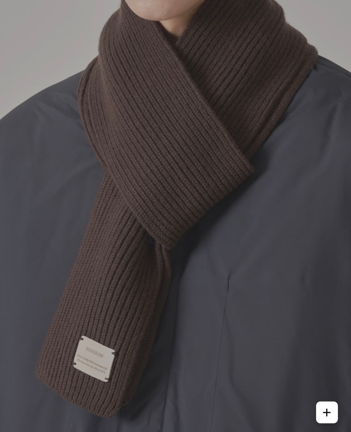인더로우 머플러  Alain Wool Muffler (Brown) 상품이미지4