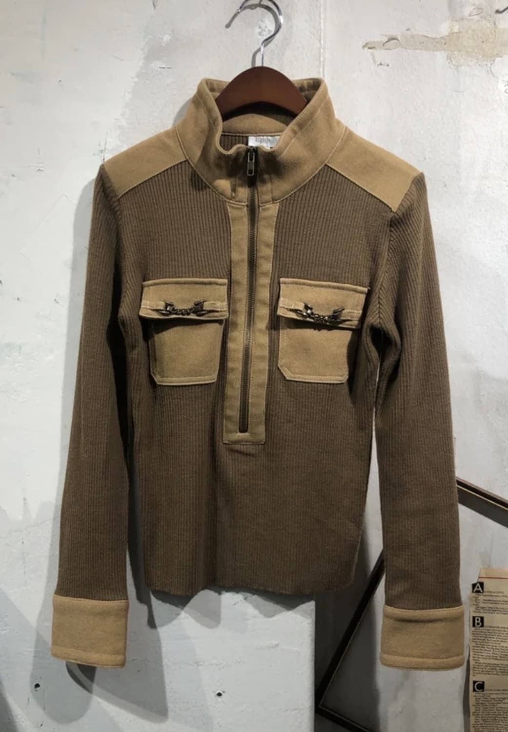 [1939]Epoch brown half zip sweater 상품이미지4