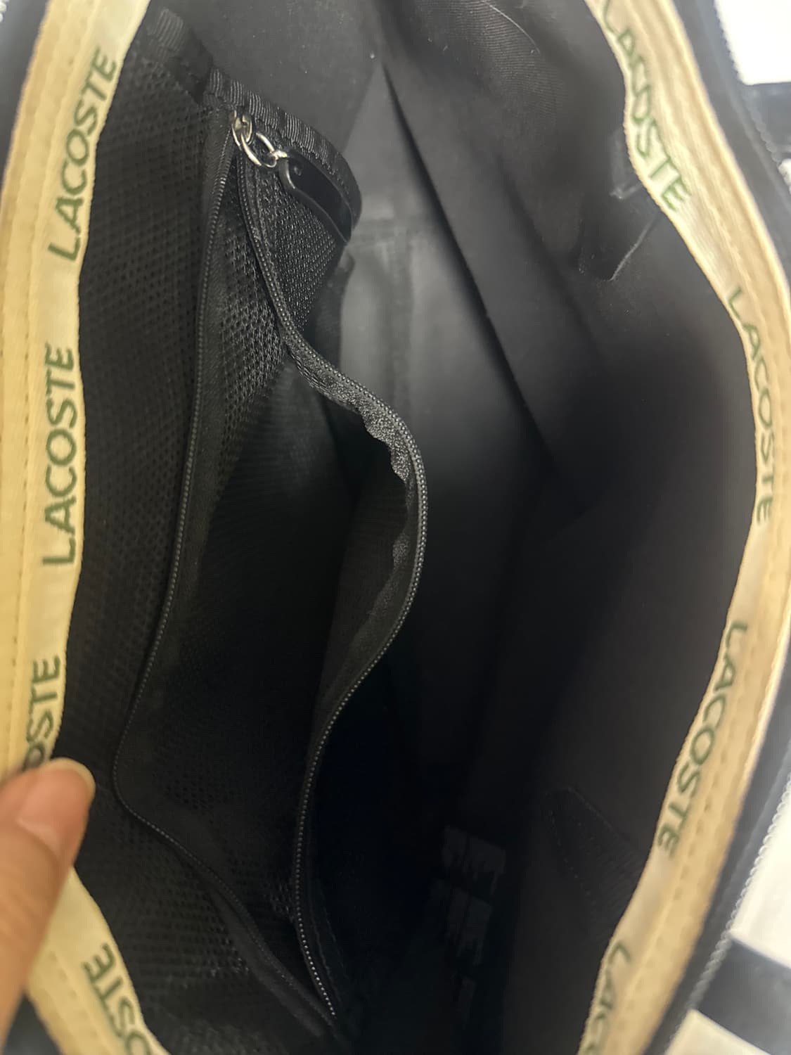 라코스테 블랙 토트백 🐊 상품이미지7