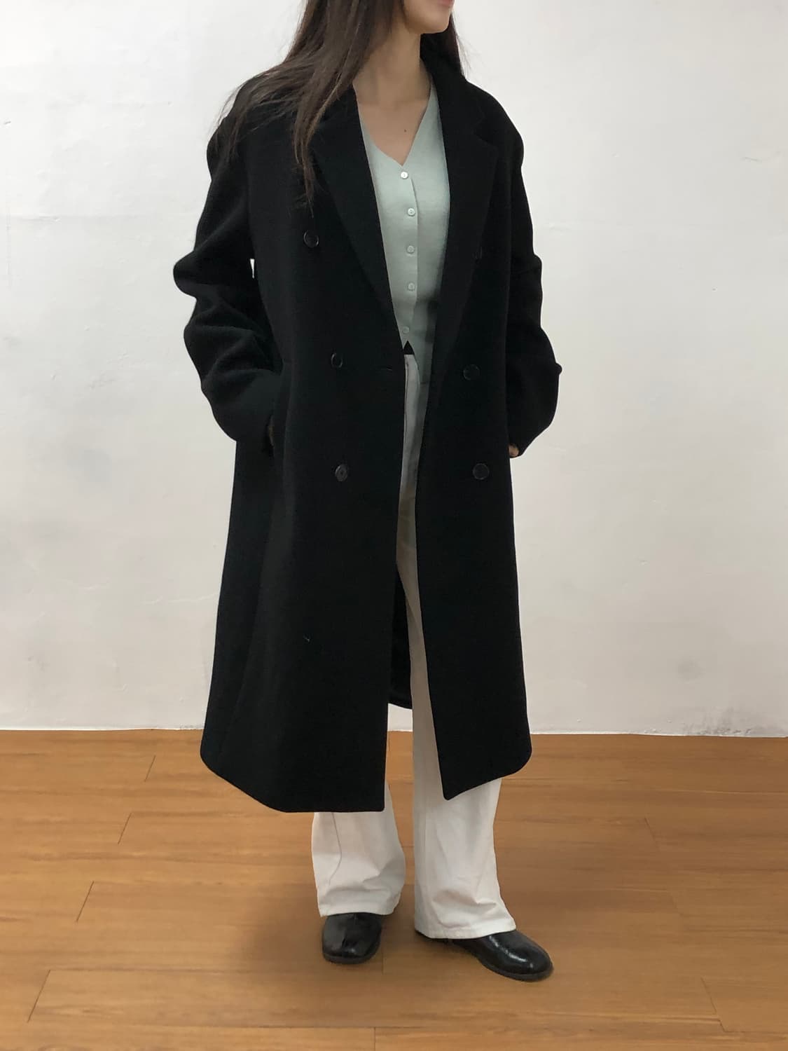 시스템 캐시미어 코트 상품이미지3