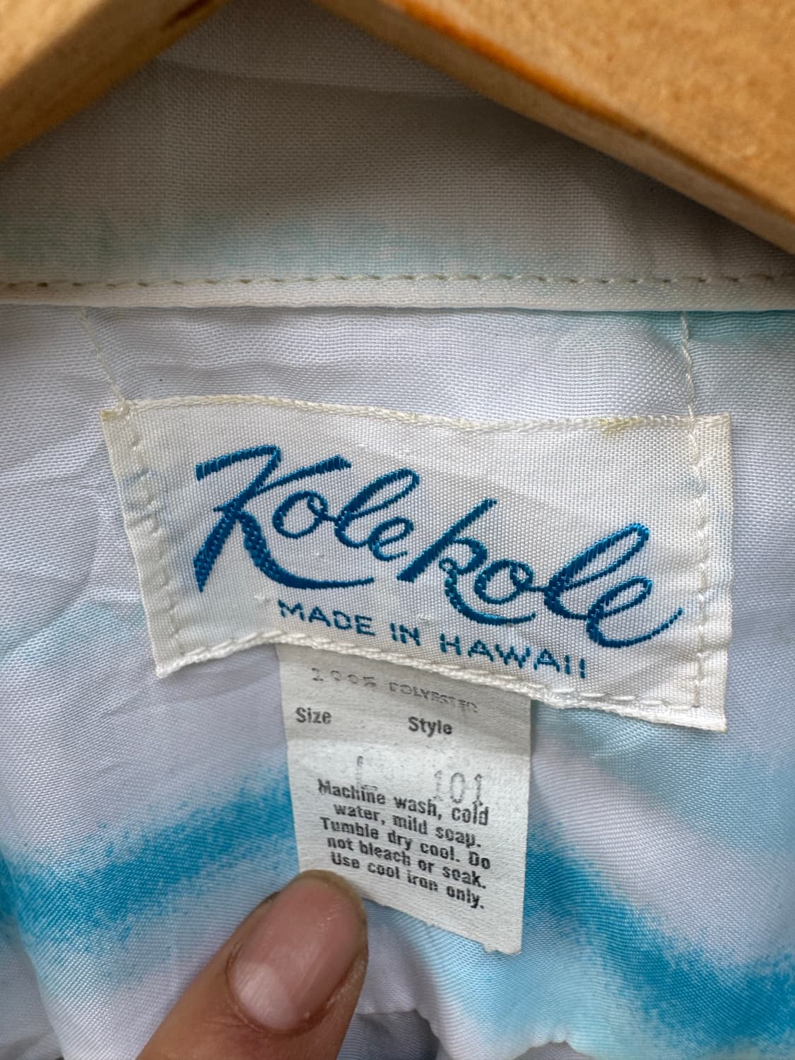 70~80s kolekole 빈티지 하와이안 셔츠 L 상품이미지4