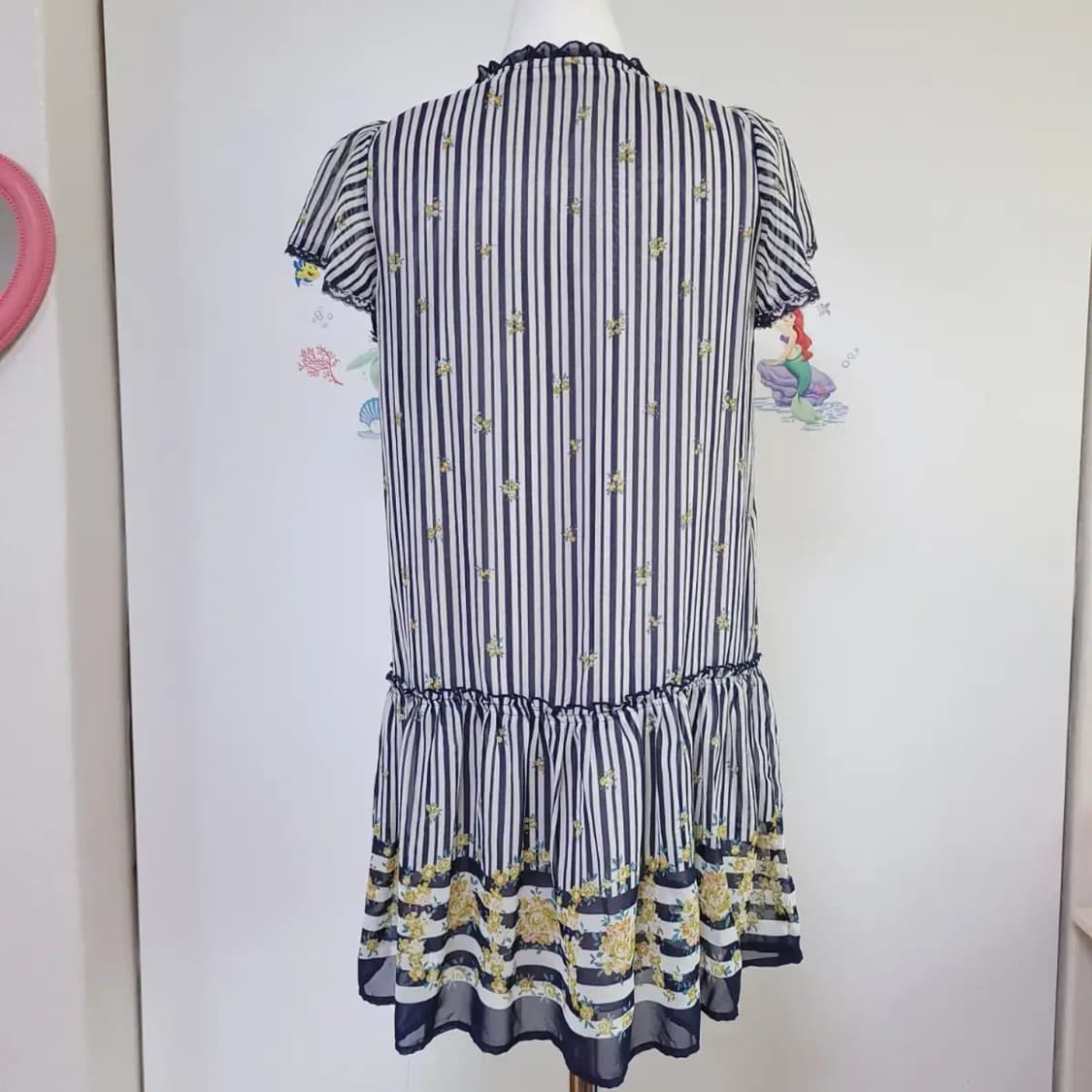 엑시즈팜 쉬폰 베이돌원피스 상품이미지8