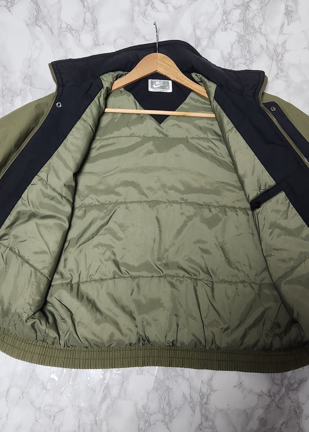 나이키 삼나스포츠 카키 바람막이 점퍼 자켓 상품이미지5