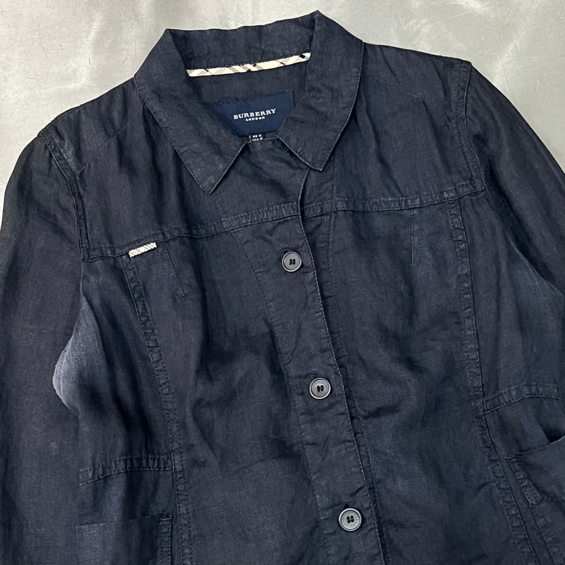  버버리 린넨 셔츠 +명품감정서 y16323 상품이미지3