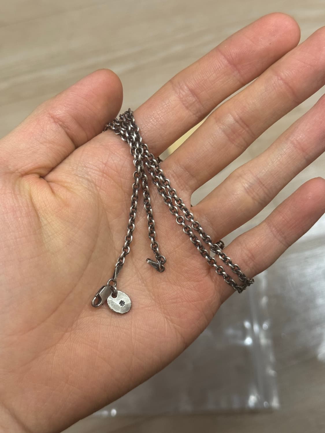 삼오세공 60cm실버체인 상품이미지1