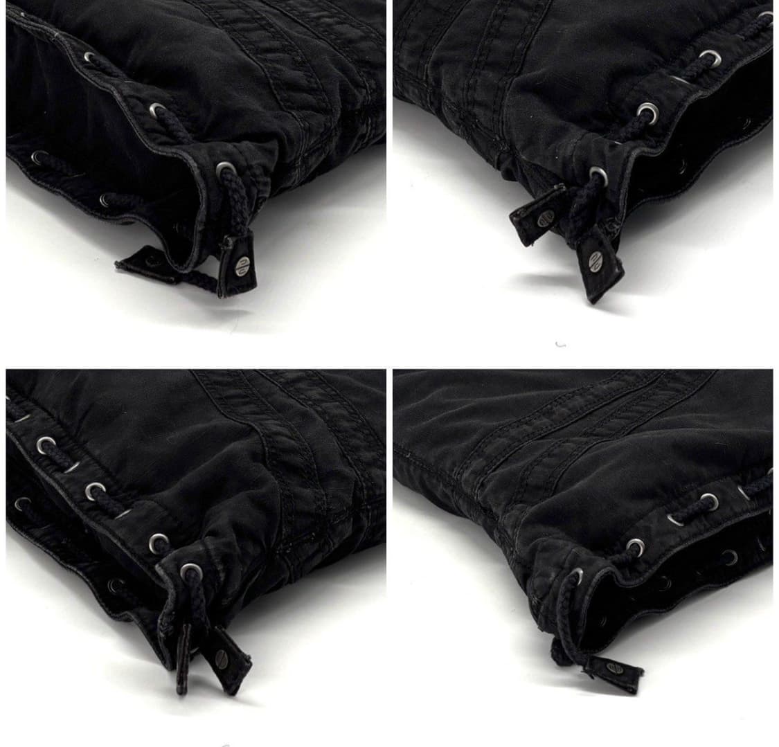 디젤 블랙 코튼 토트백 디젤가방 y2k 갸루가방 상품이미지2