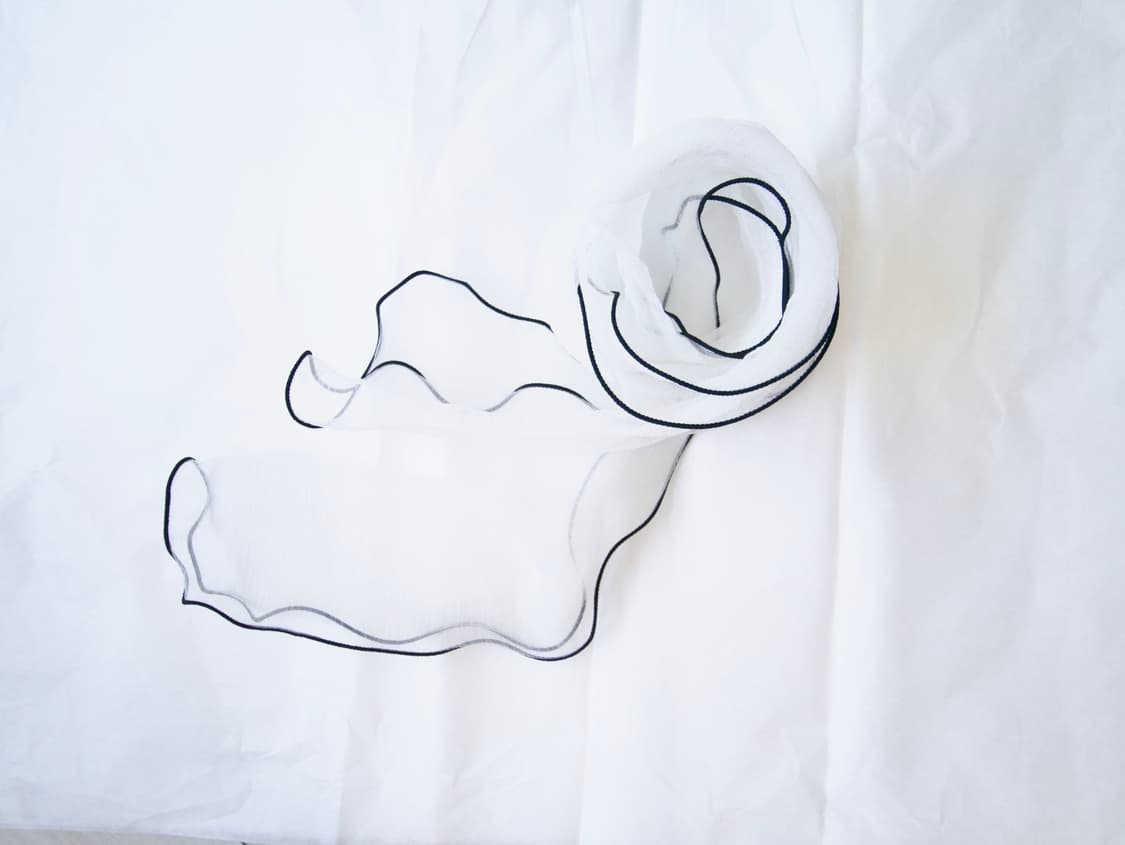 shirr white scarf  상품이미지1