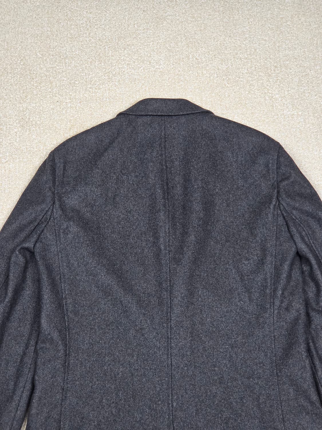 [아르마니 익스체인지] 울 히든 버튼 4포켓 싱글 코트 | 00238 상품이미지6