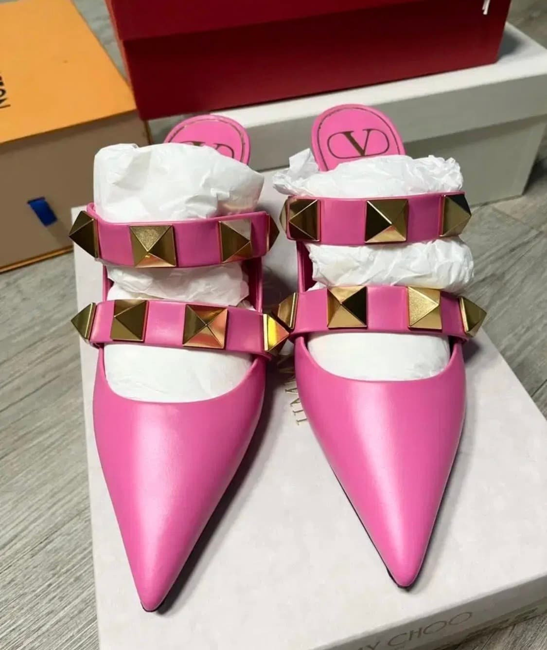 발렌티노 핑크 뮬 37 상품이미지1