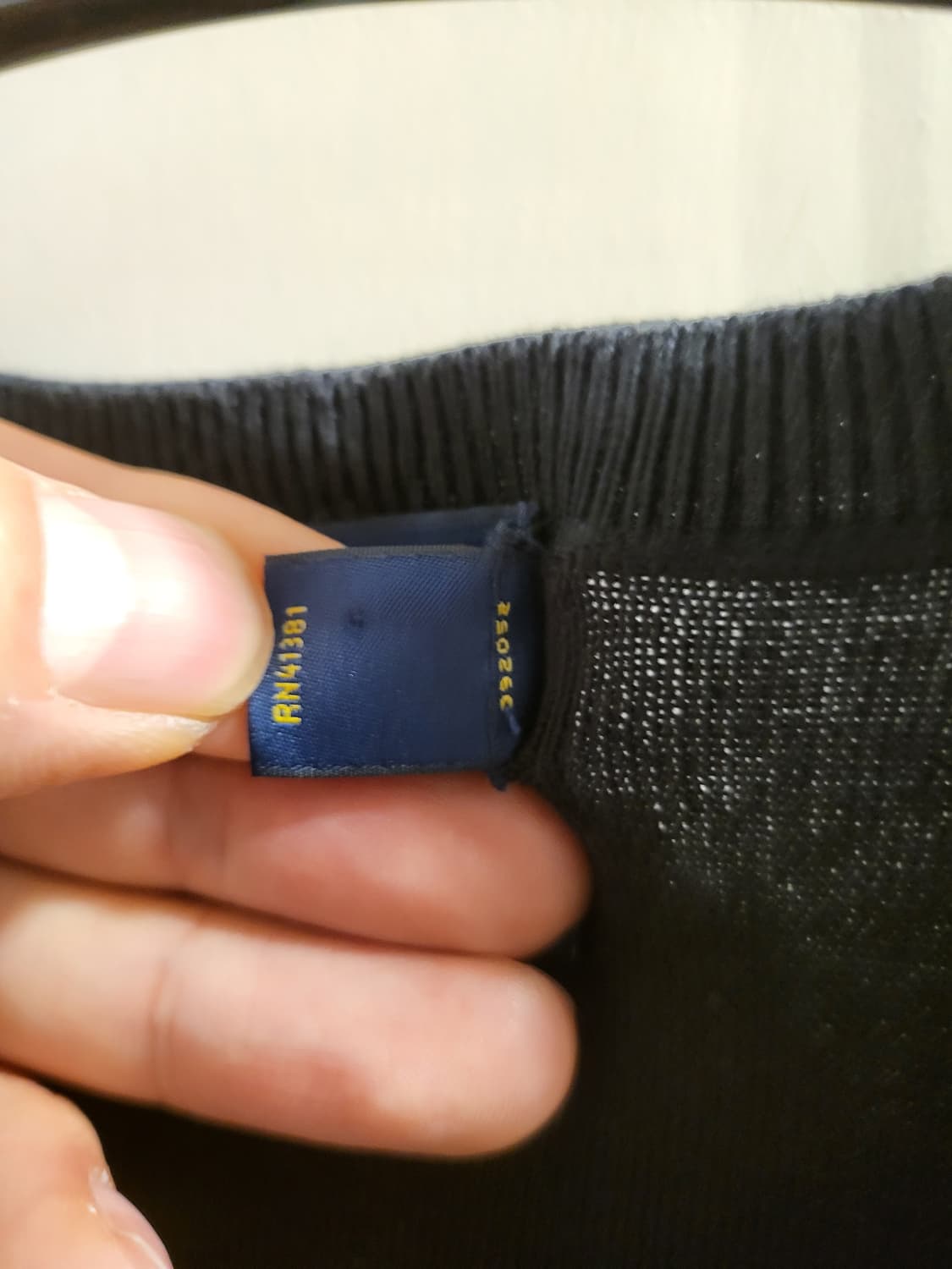 폴로 랄프로렌 블랙 니트 조끼 상품이미지5