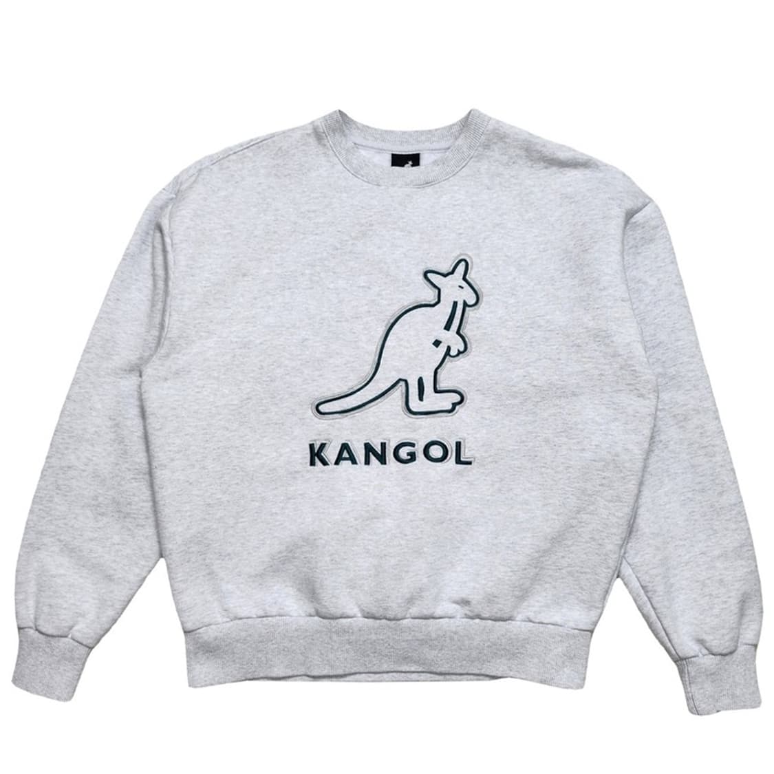 KANGOL 오트밀 맨투맨 S 상품이미지1